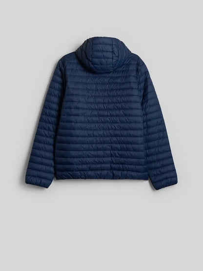Jachetă de puf pentru bărbați cu glugă 4F M0935 4FWAW26TDJAM0935 navy