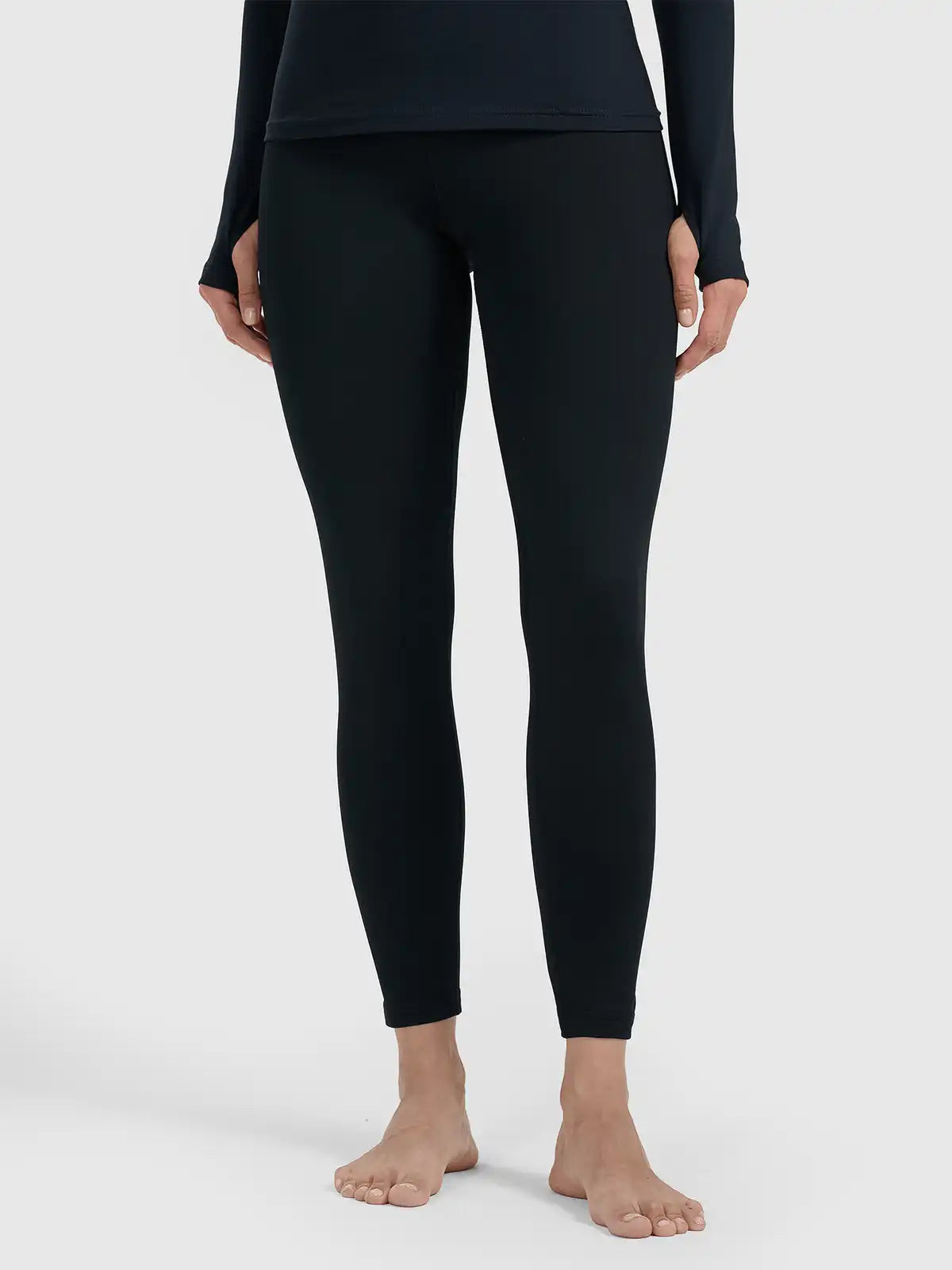 Женские леггинсы термо 4F F099 4FWAW25UBRUF099 deep black