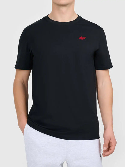 Мужская футболка casual 4F M3578 4FWAW26TTSHM3578 deep black