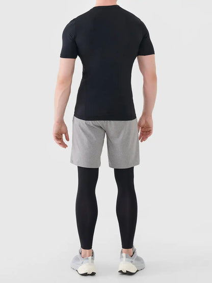 Pantaloni scurți de antrenament pentru bărbați  4F M1277 4FWSS26TFSHM1277 grey melange