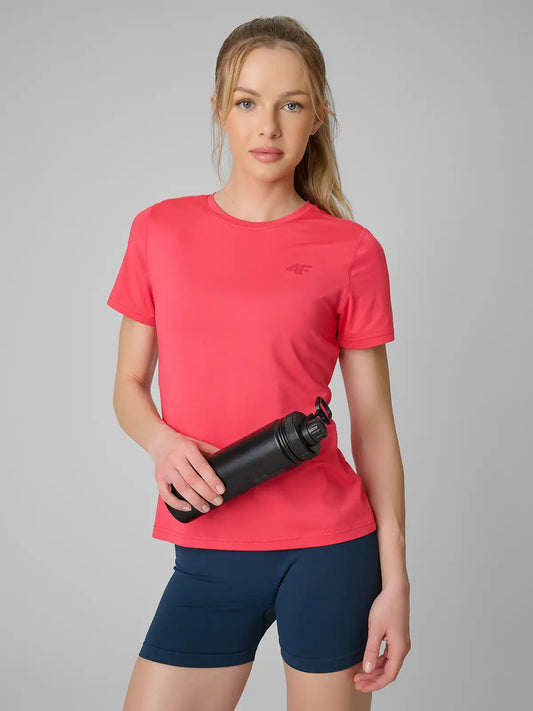 Женская футболка для фитнеса 4F 1846 4FWSS26TFTSF1846 coral
