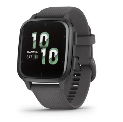 Ceas inteligent 010-02701-10- Garmin Venu Sq 2 - Slate Bezel with Shadow Gray Case and Silicone Band