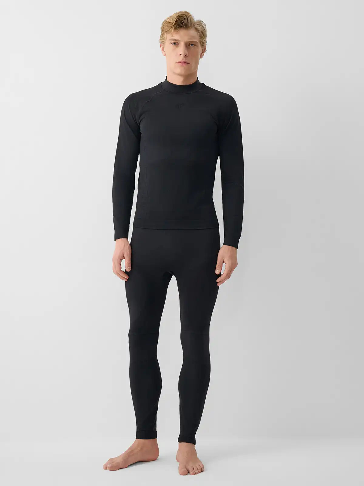 Colanți termo pentru bărbați 4F M310 4FWAW26USEAM310 deep black