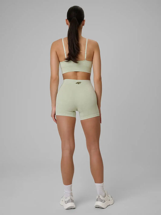 Женские короткие леггинсы для фитнеса  4F F072 4FWSS26TFSTF072 light green