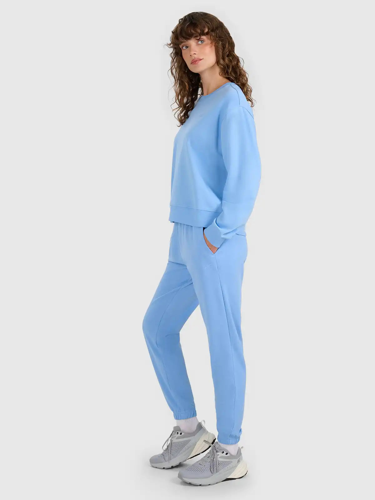 Женский батник 4F F1765 4FWMM00TSWSF1765 denim