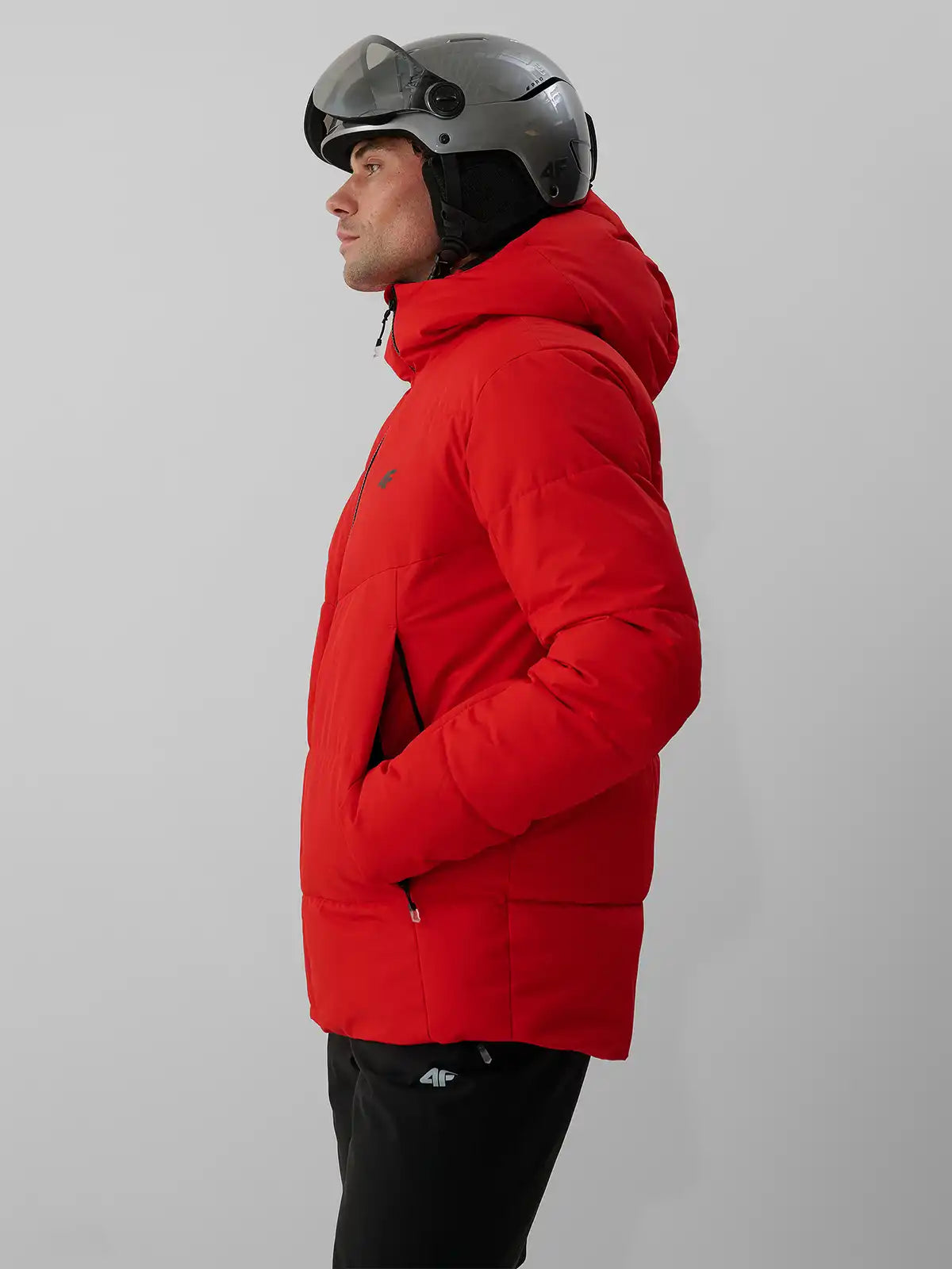 Geacă de ski pentru bărbați 4F M1204 4FWAW26TTJAM1204 red