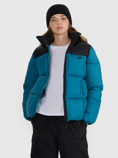 Женский пуховик 4F F581 4FWAW25TDJAF581 teal