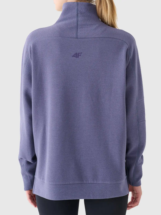 Hanorac pentru femei 4F F589 4FWAW25TFSWF589 dark blue