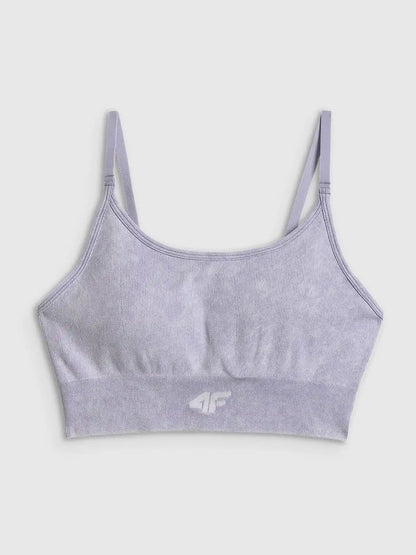 Bra pentru fitness 4F F203 4FWSS26USBAF203 violet
