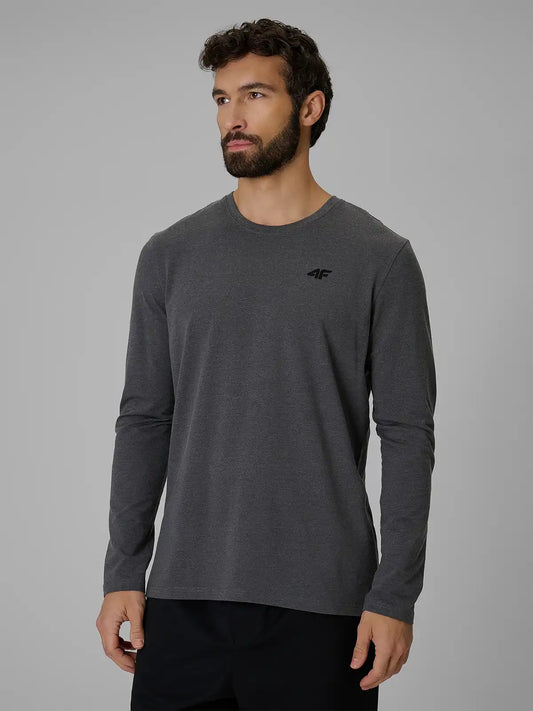 Мужской лонгслив casual 4F M611 4FWMM00TLONM611 dark grey