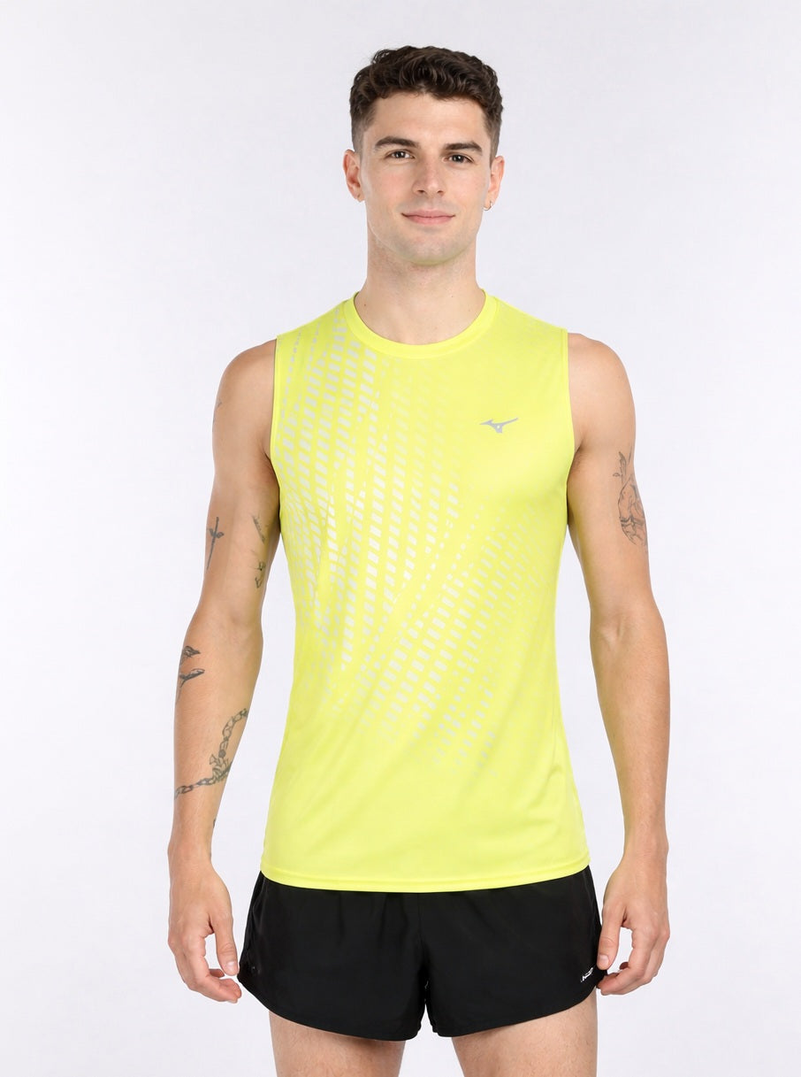 Maiou de alergare pentru bărbați Mizuno Core Graphic Sleeveless J2GAD006 43
