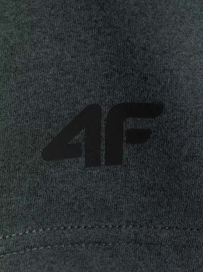 Pantaloni scurți de fitness pentru bărbați 4F  M1671 4FWAW26TFSHM1671 anthracite melange