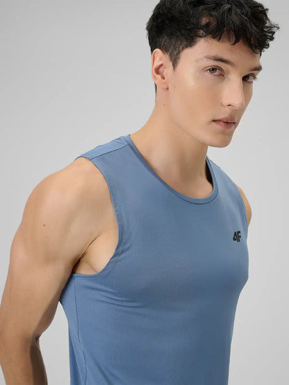 Мужская майка для тренировок 4F M0744 4FWSS26TFSLM0744 denim