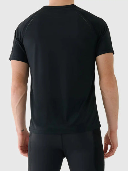 Tricou de alergare pentru bărbați  4F M1499 4FWAW25TFTSM1499 deep black