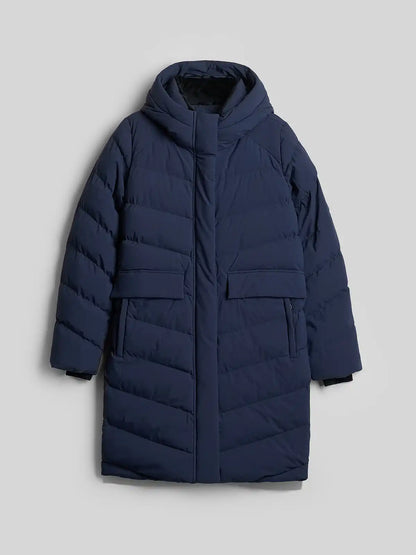 Женский длинный пуховик 4F F0929 4FWAW26TDJAF0929 navy