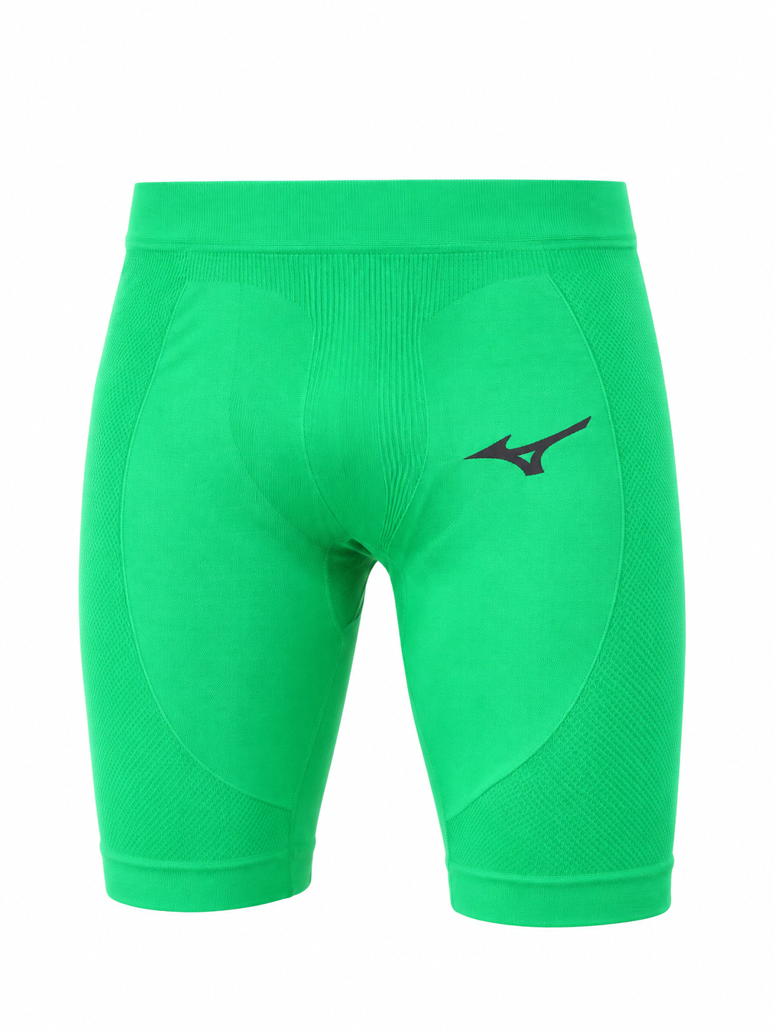 Мужские тайтсы для фитнеса Mizuno Core Mid UnderTight 32EB705638 green/black