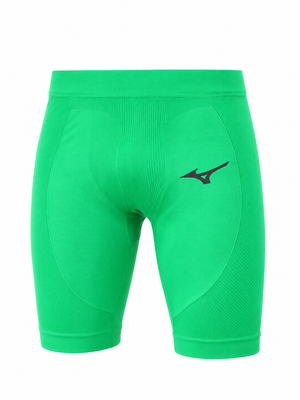 Мужские тайтсы для фитнеса Mizuno Core Mid UnderTight 32EB705638 green/black