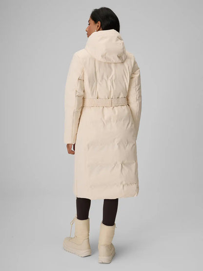 Женский длинный пуховик 4F F0930 4FWAW26TDJAF0930 beige