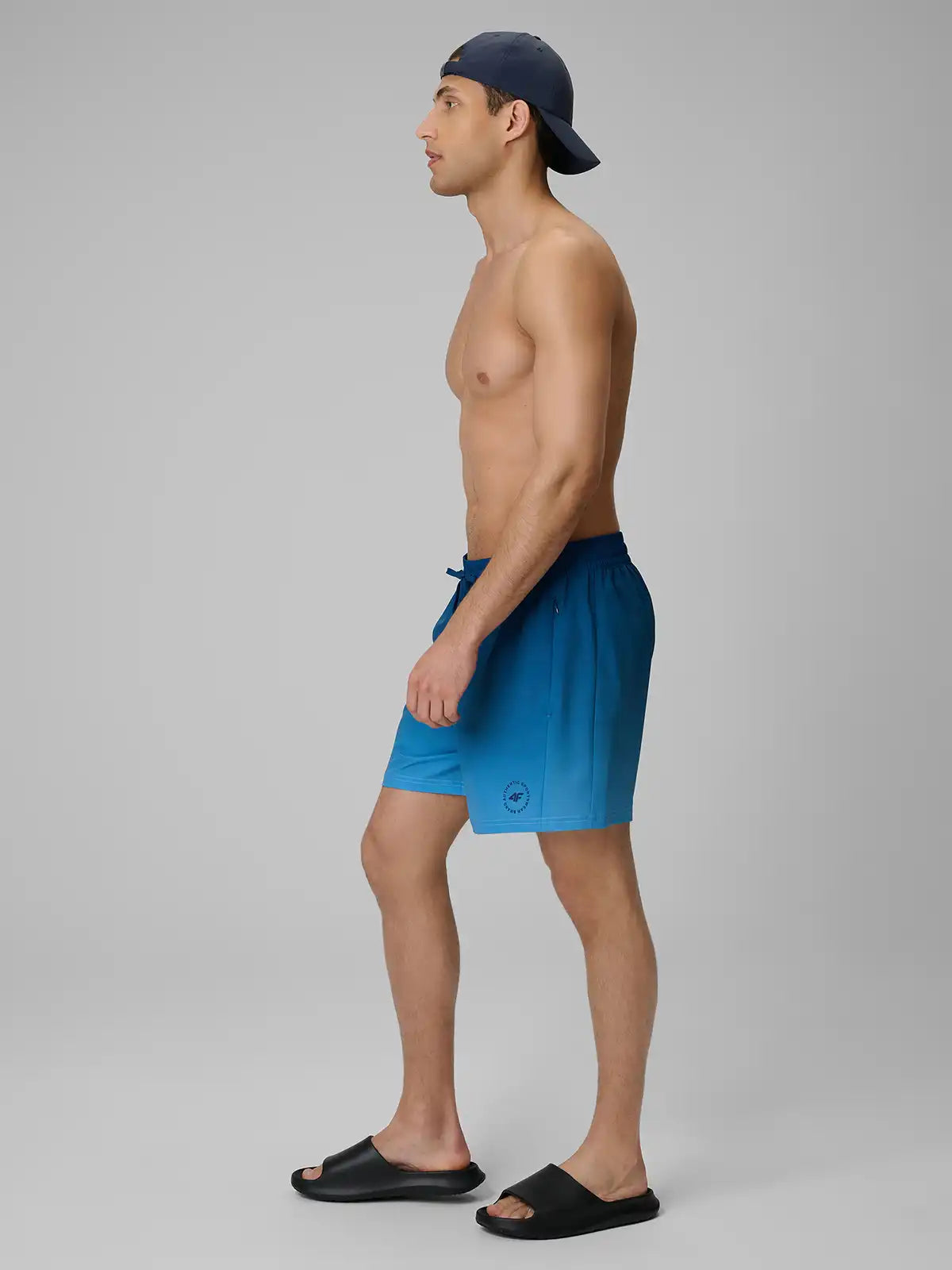 Pantaloni scurți de plajă pentru bărbați 4F M168 4FWSS26UBDSM168 teal