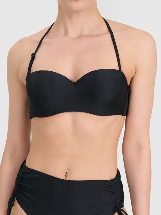 Top de baie bikini pentru femei 4F F086 4FWSS26UBKTF086 deep black