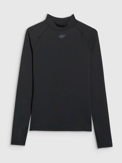Женский лонгслив термо  4F F093 4FWAW25UBRUF093 deep black