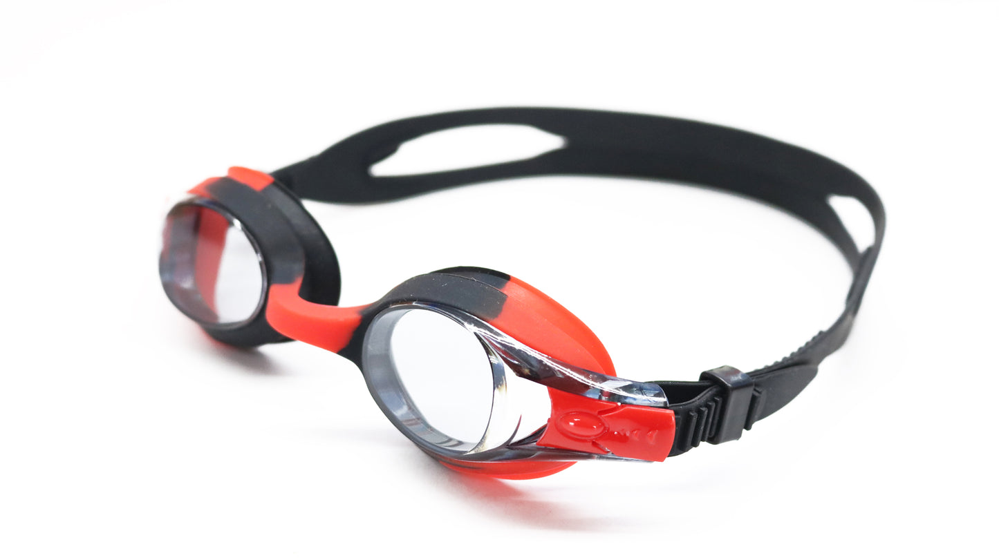 Ochelari pentru înot Swimfit Afric Junior Swim Goggles black/red  602700