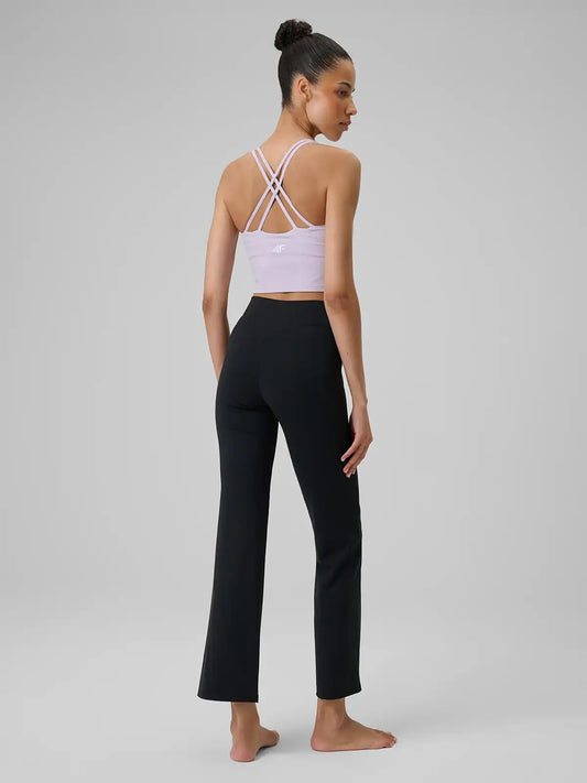 Legginși de yoga pentru femei 4F F444 4FWSS26TFTIF444 deep black 