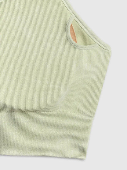 Bra pentru fitness 4F F203 4FWSS26USBAF203 light green
