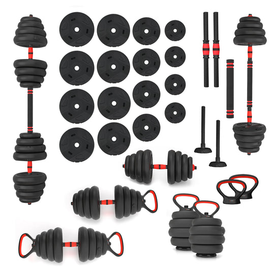 Многофункциональная разборная штанга Abisal HMS SGN130 Pro Set 6IN1 weight set 30kg