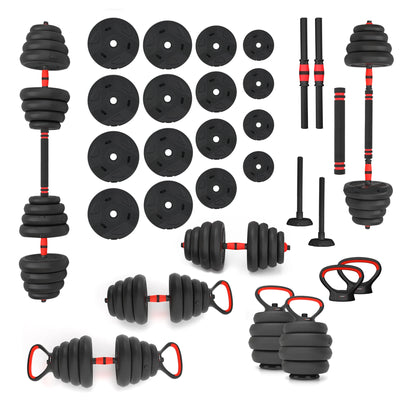 Многофункциональная разборная штанга Abisal HMS SGN130 Pro Set 6IN1 weight set 30kg