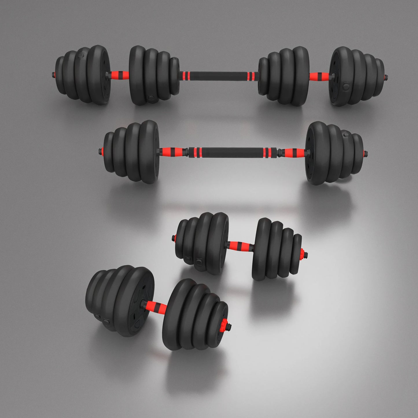 Многофункциональная разборная штанга Abisal HMS SGN130 Pro Set 6IN1 weight set 30kg