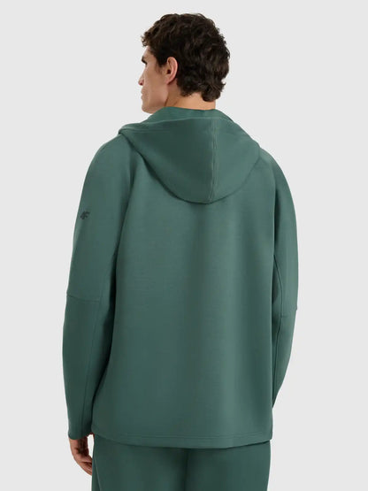 Hanorac cu fermoar pentru bărbați 4F M1865 4FWAW25TSWSM1865 green