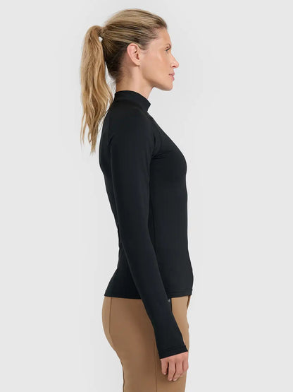 Женский лонгслив термо  4F F093 4FWAW25UBRUF093 deep black