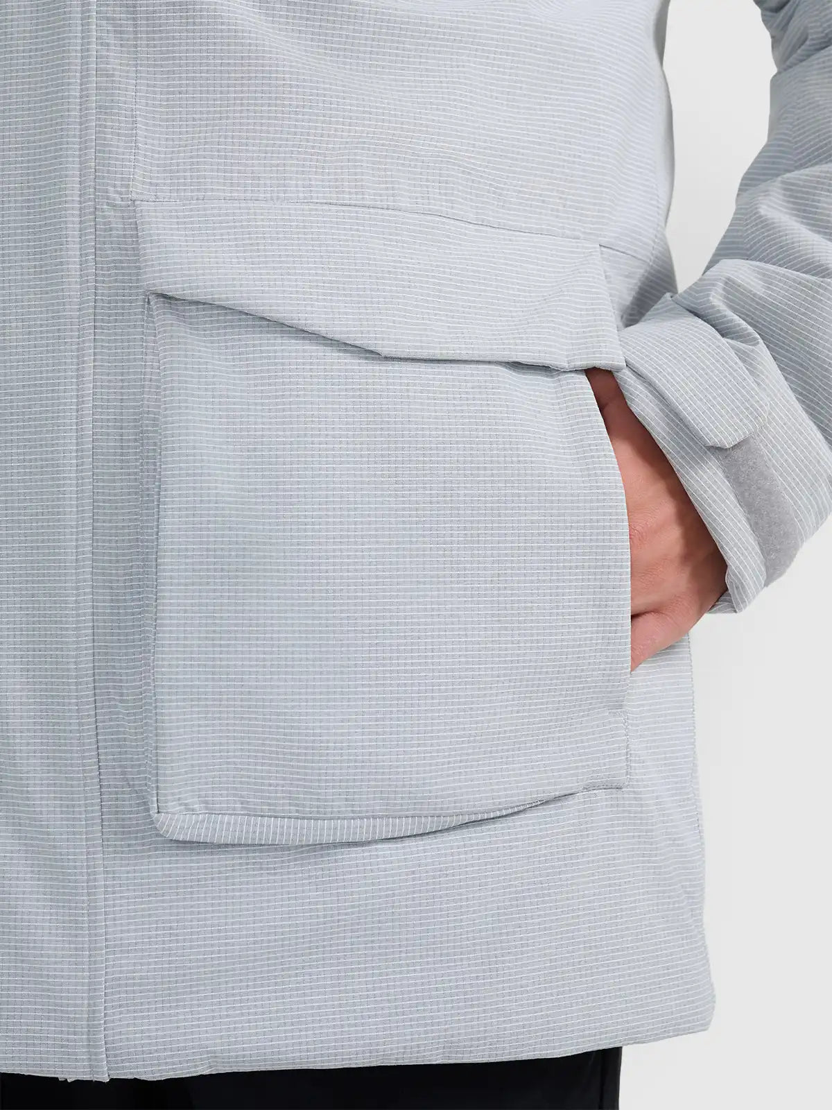 Jachetă impermeabilă pentru bărbați 4F M0884 4FWAW25TTJAM0884 grey