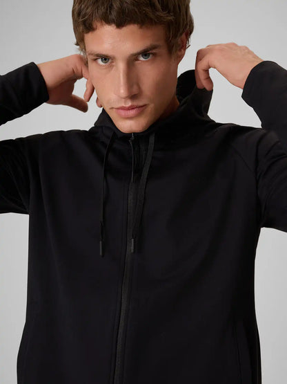 Мужской батник на молнии для фитнеса 4F M0973 4FWAW26TFSWM0973 deep black