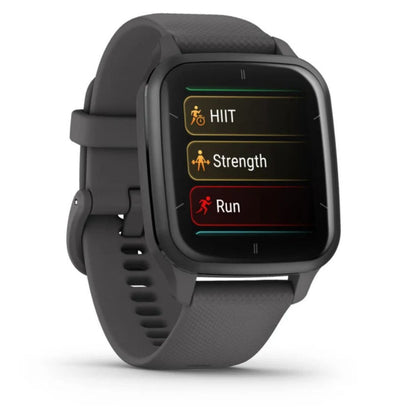 Ceas inteligent 010-02701-10- Garmin Venu Sq 2 - Slate Bezel with Shadow Gray Case and Silicone Band