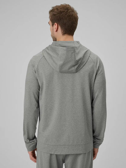 Мужской батник на молнии для фитнеса 4F M631 4FWSS26TFSWM631 grey melange
