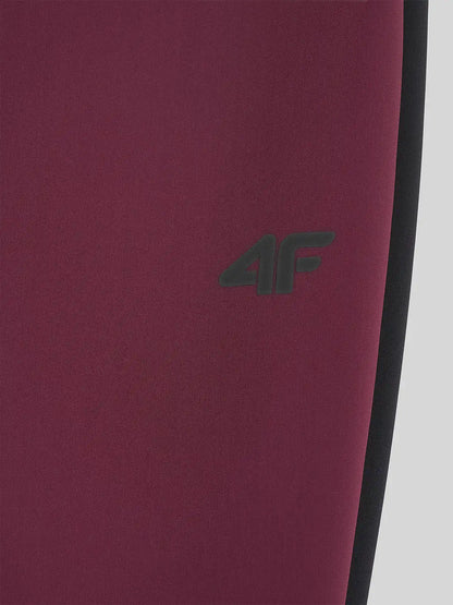 Женские лыжные штаны 4F F1467 4FWAW26TFTRF1467 burgundy