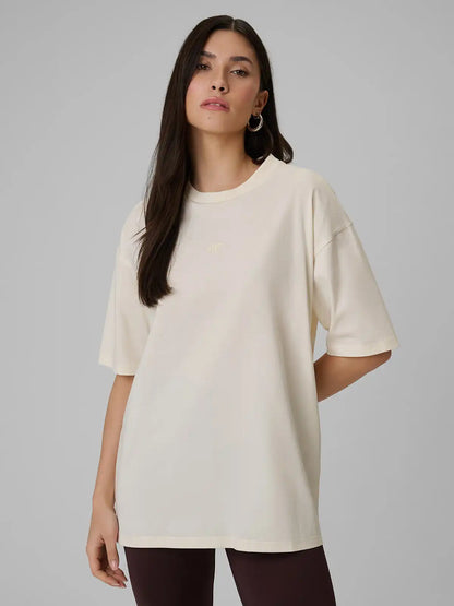 Женская футболка casual  4F F2744 4FWSS26TTSHF2744 creme