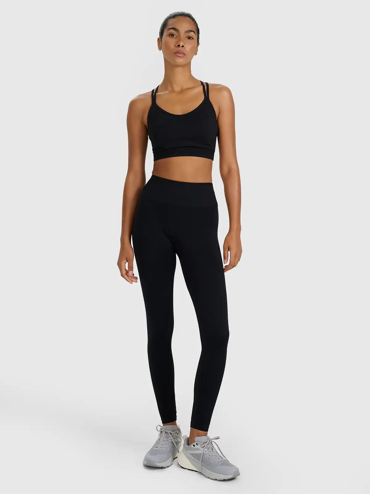 Bra pentru fitness 4F F218 4FWAW25USBAF218 deep black