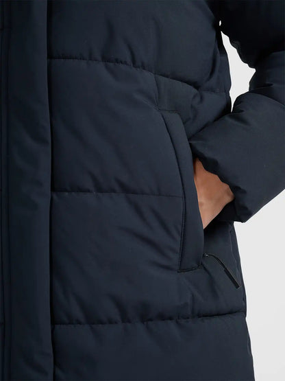 Jacheta de puf pentru femei cu glugă  4F F587 4FWAW25TDJAF587 deep black