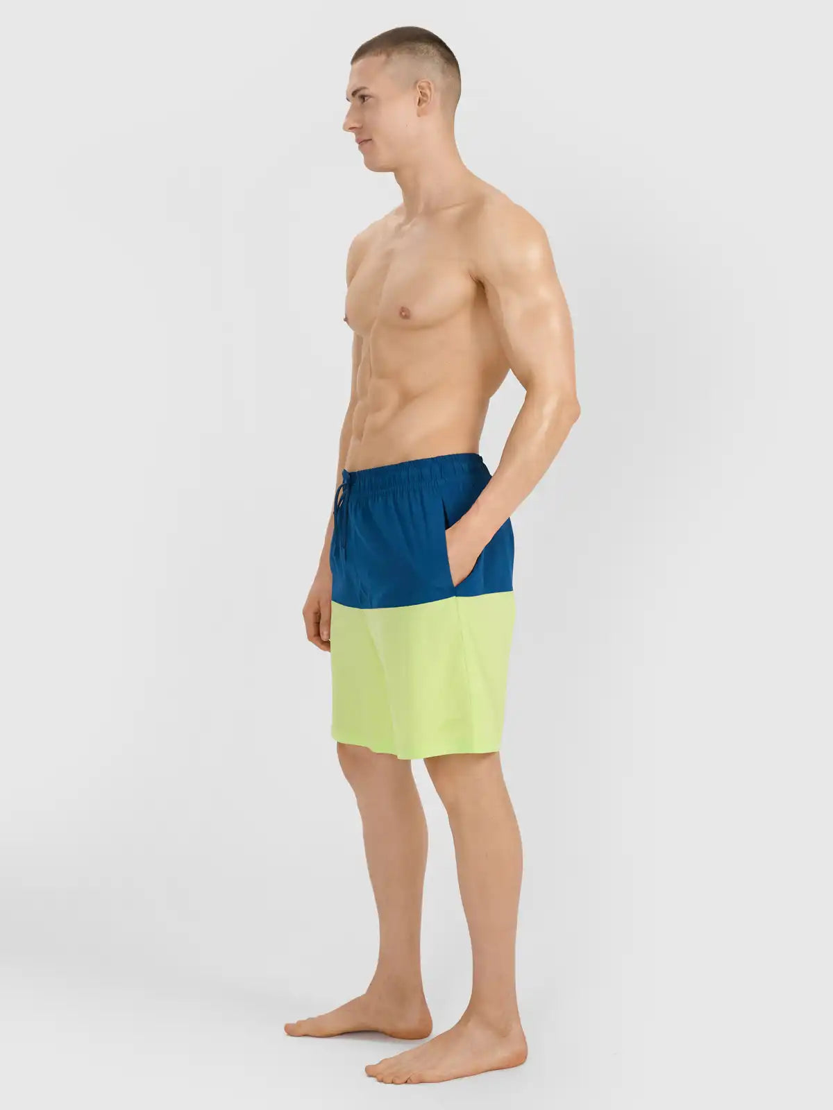 Мужские пляжные шорты 4F M135 4FWSS25UBDSM135 canary green