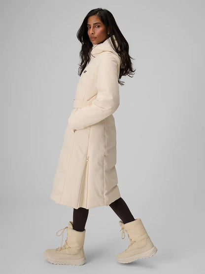 Женский длинный пуховик 4F F0930 4FWAW26TDJAF0930 beige