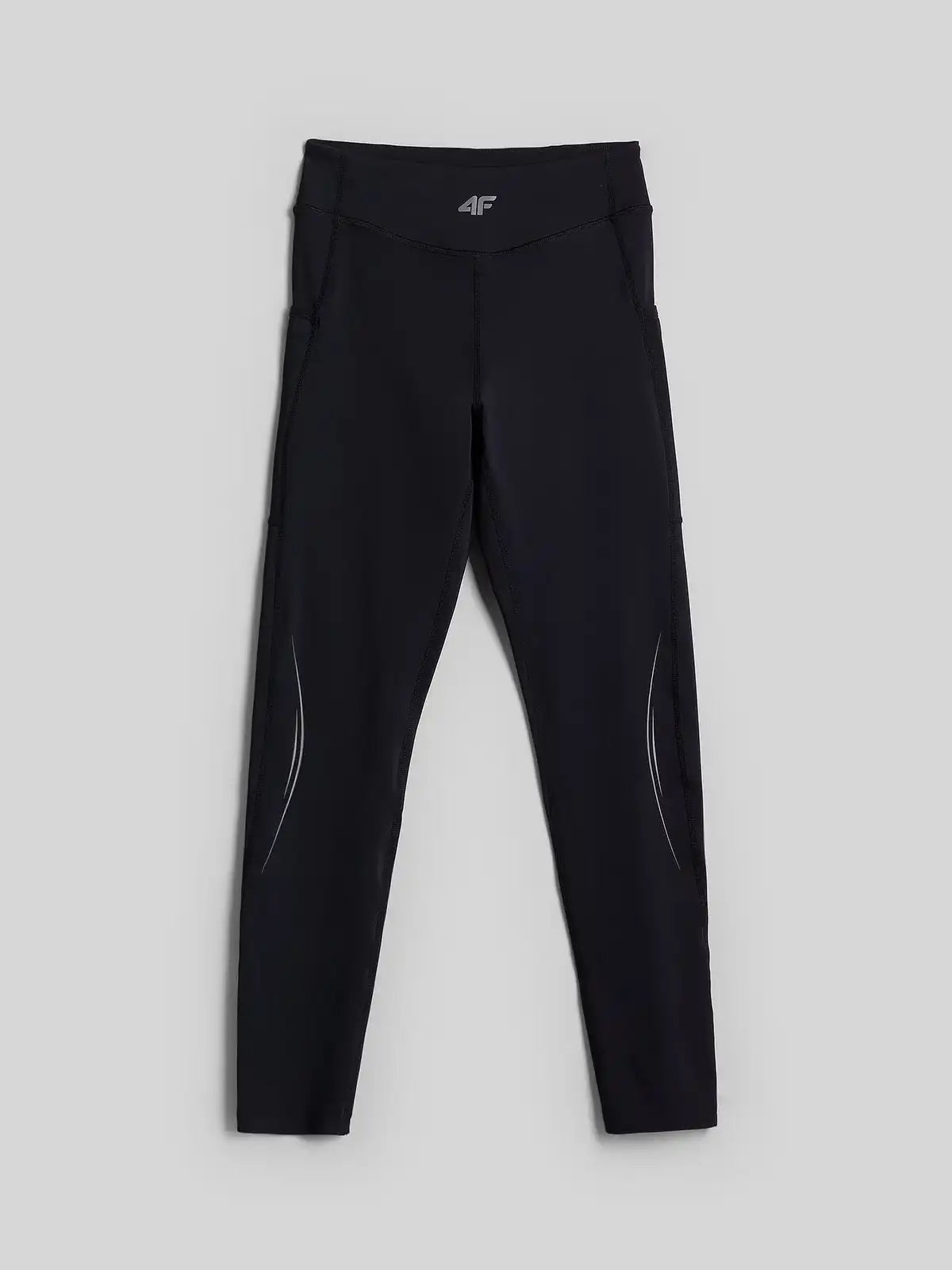 Женские леггинсы для бега 4F F474 4FWAW26TFTIF474 deep black