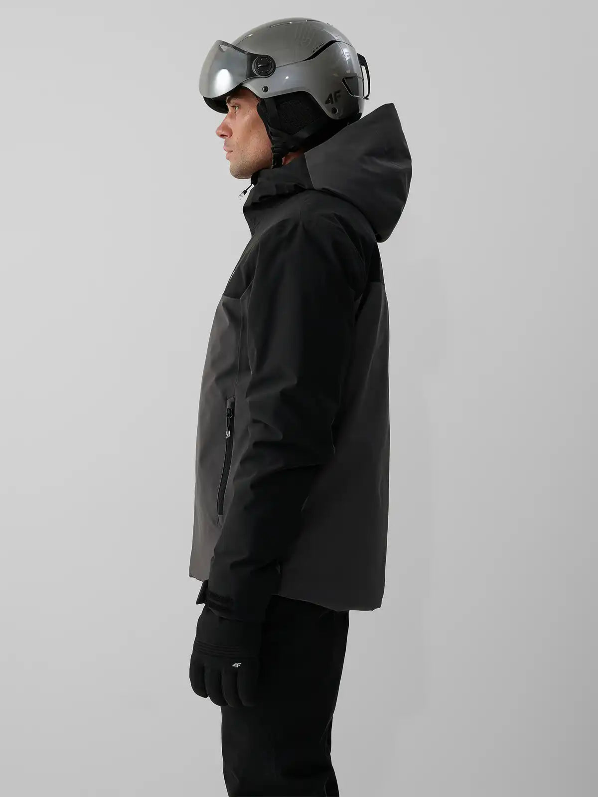Geacă de ski pentru bărbați 4F M1203 4FWAW26TTJAM1203 dark grey