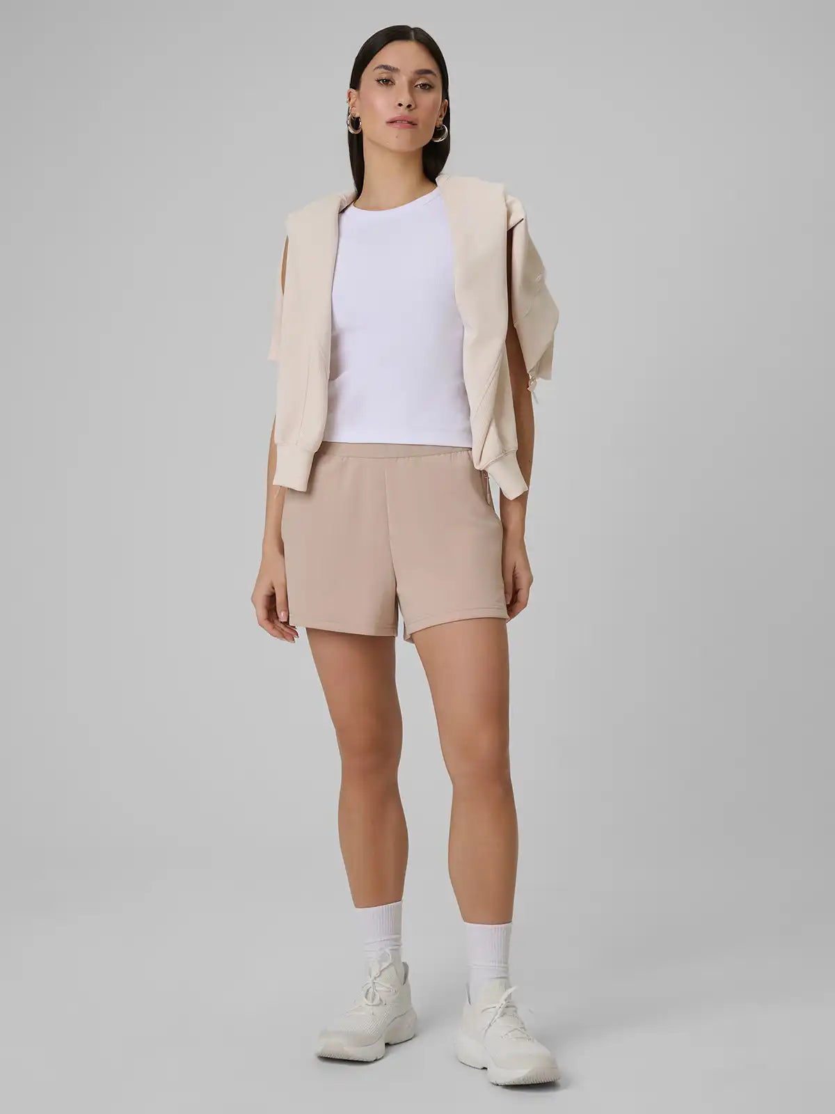 Женские шорты casual 4F F713 4FWSS26TSHOF713 beige