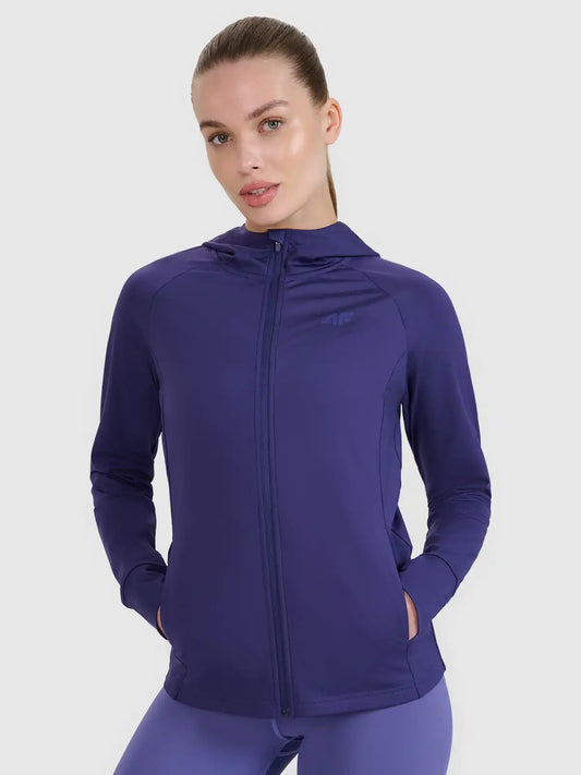 Женский батник на молнии 4F F467 4FRSS25TFSWF467 dark blue