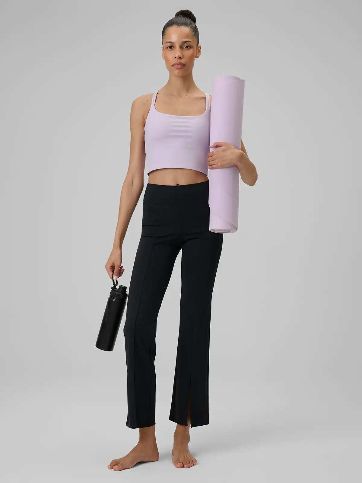 Legginși de yoga pentru femei 4F F444 4FWSS26TFTIF444 deep black 