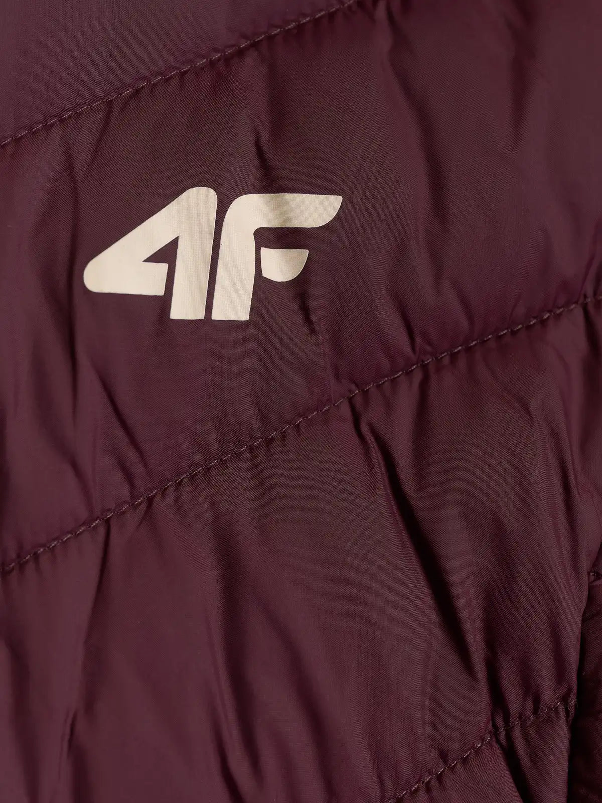 Jachetă de puf pentru femei 4F F0924 4FWAW26TDJAF0924 burgundy
