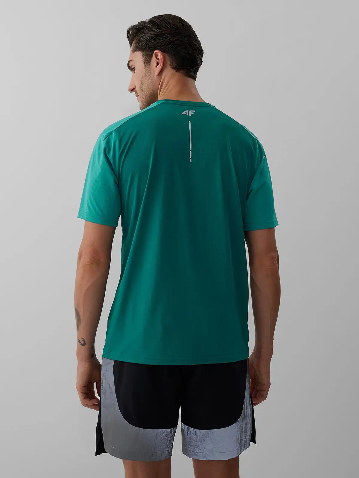 Tricou de alergare pentru bărbați 4F M2276 4FWAW26TFTSM2276 teal